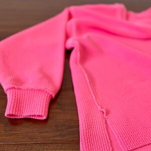 Aerie Wonder Textured V-Neck Sweatshirt